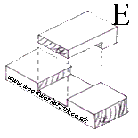 Tee halving joint